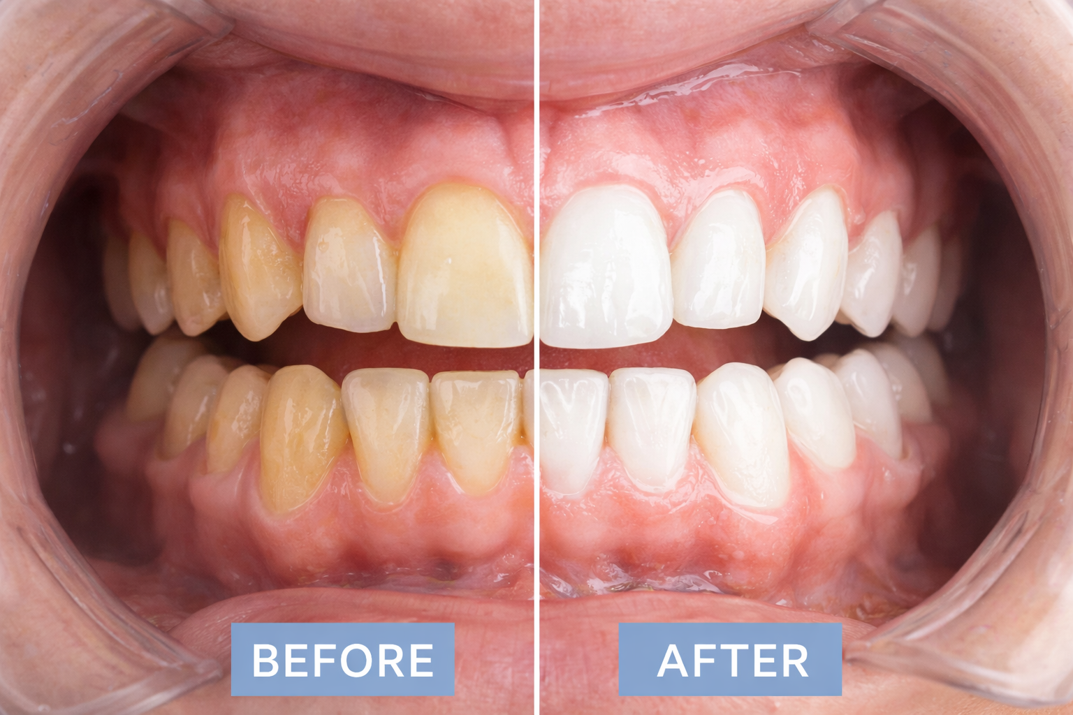 Teeth whitening at Carewell Dental
